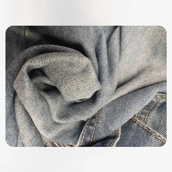 Royalty For Me RFM Cargo Medium Wash Elastic Waist Jeans Size 24W - Picture 7 of 8